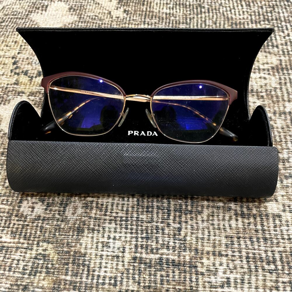 Prada VPR62X Eyeglasses Lenses Cat Eye Women's